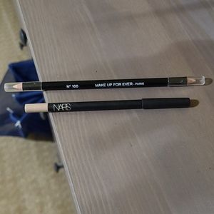 Nars nude eyeliner and makeup forever lip conceal